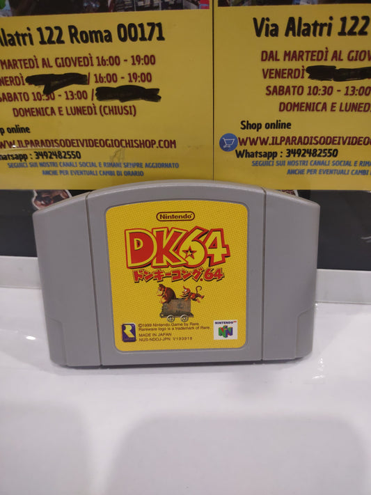 Gioco Nintendo 64 donkey Kong DK64 Japan version