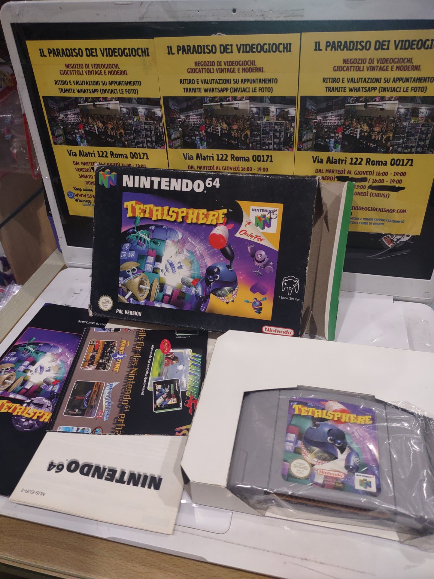 Gioco Nintendo 64 n64 tetrisphere PAL