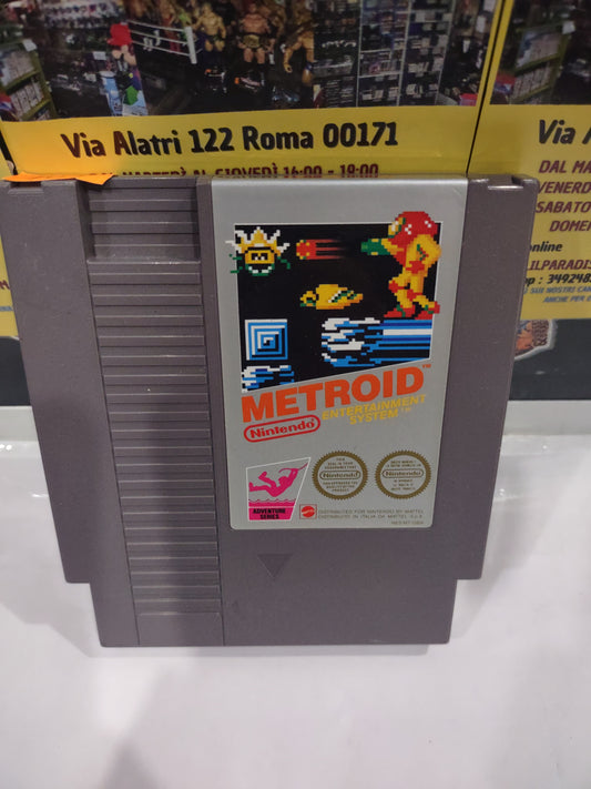 Gioco Nintendo NES 8 bit mattel metroid PAL A ita