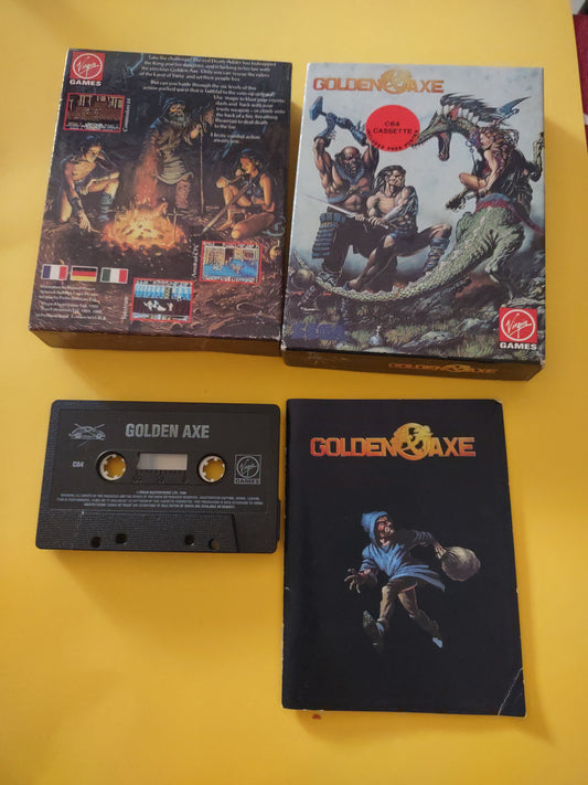 Gioco commodore 64 Golden axe cassette