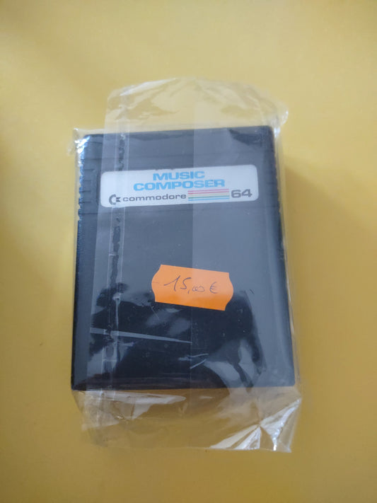 Gioco commodore cartuccia music composer c64