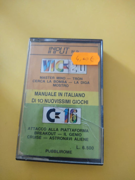 Gioco commodore vick 20 vari giochi cassetta