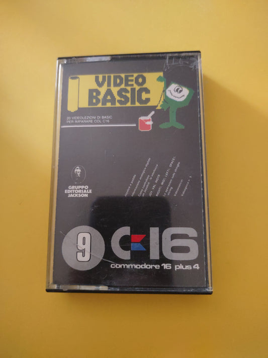 Cassetta commodore 16 plus 4 numero 9 gruppo editoriale Jackson