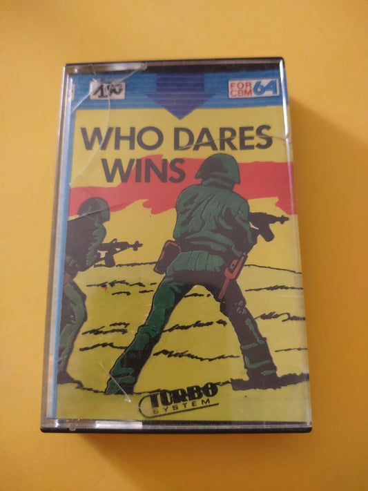 Gioco cassetta commodore 64 Who dares wins
