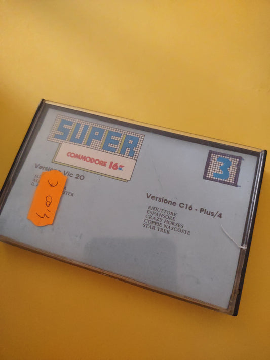 Cassetta super commodore 16 numero 3