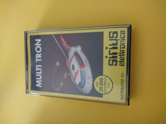 Cassetta commodore multi tron sirius elettronica