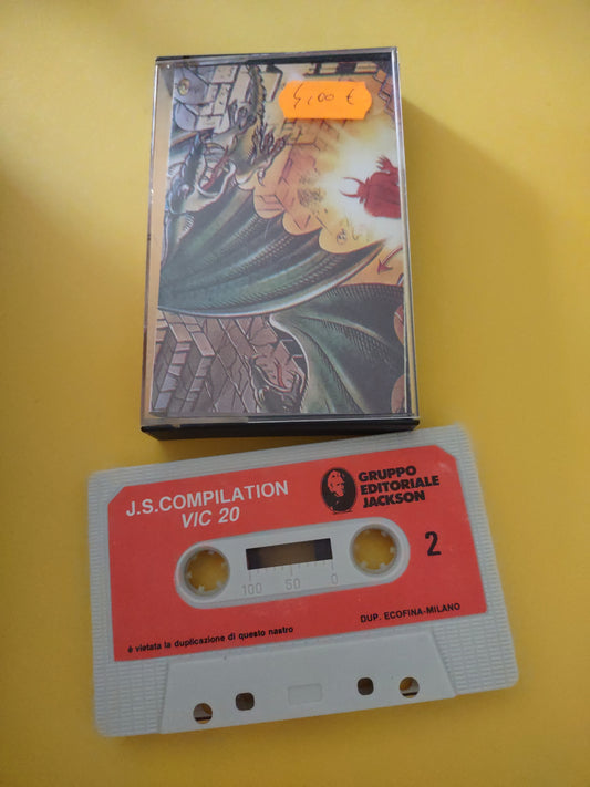 Cassetta commodore Jackson compilation vic20