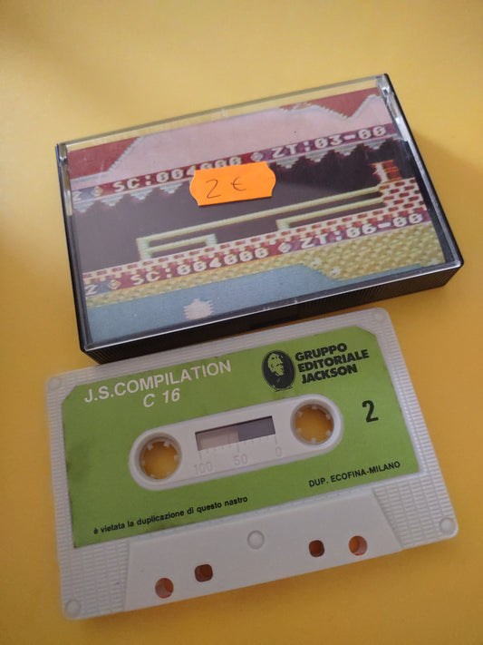 Cassetta commodore Jackson compilation c16