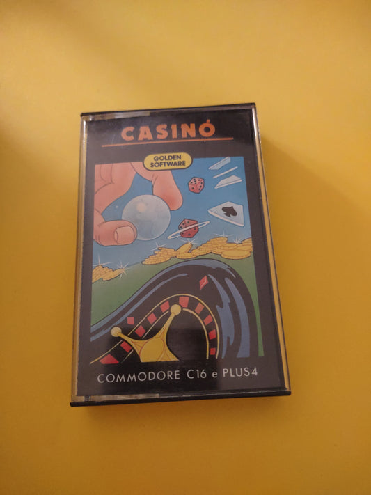 Cassetta commodore 16 e plus 4 casinò Golden software