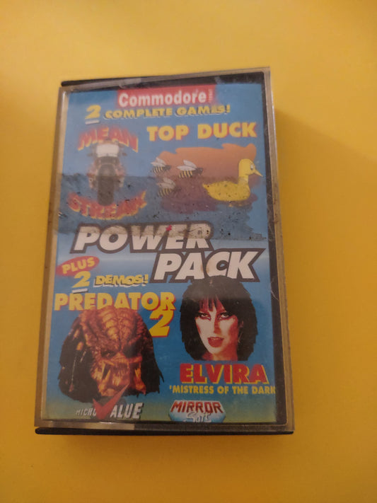 Cassetta commodore Power pack 2 completo games