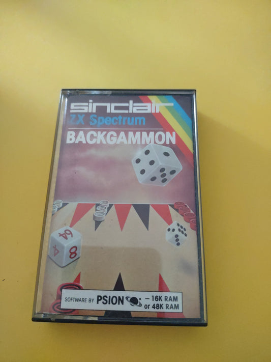 Cassetta sinclair ZX spectrum backgammon