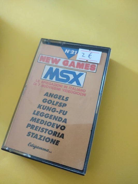 Cassetta msx vari giochi New games 21
