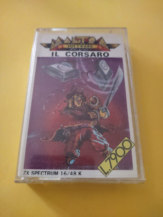 Cassetta software ZX spectrum 16 e 48k il Corsaro