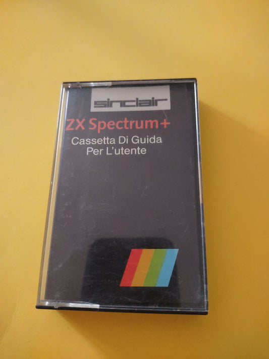Cassetta Sinclair ZX spectrum + cassetta di guida per l'utente