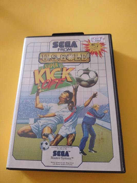 Gioco sega Master system super kick Off