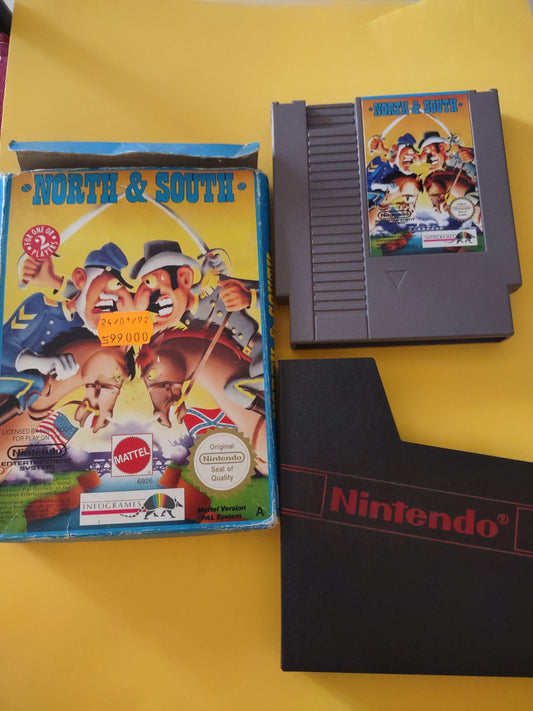 Gioco Nintendo NES North & south Mattel
