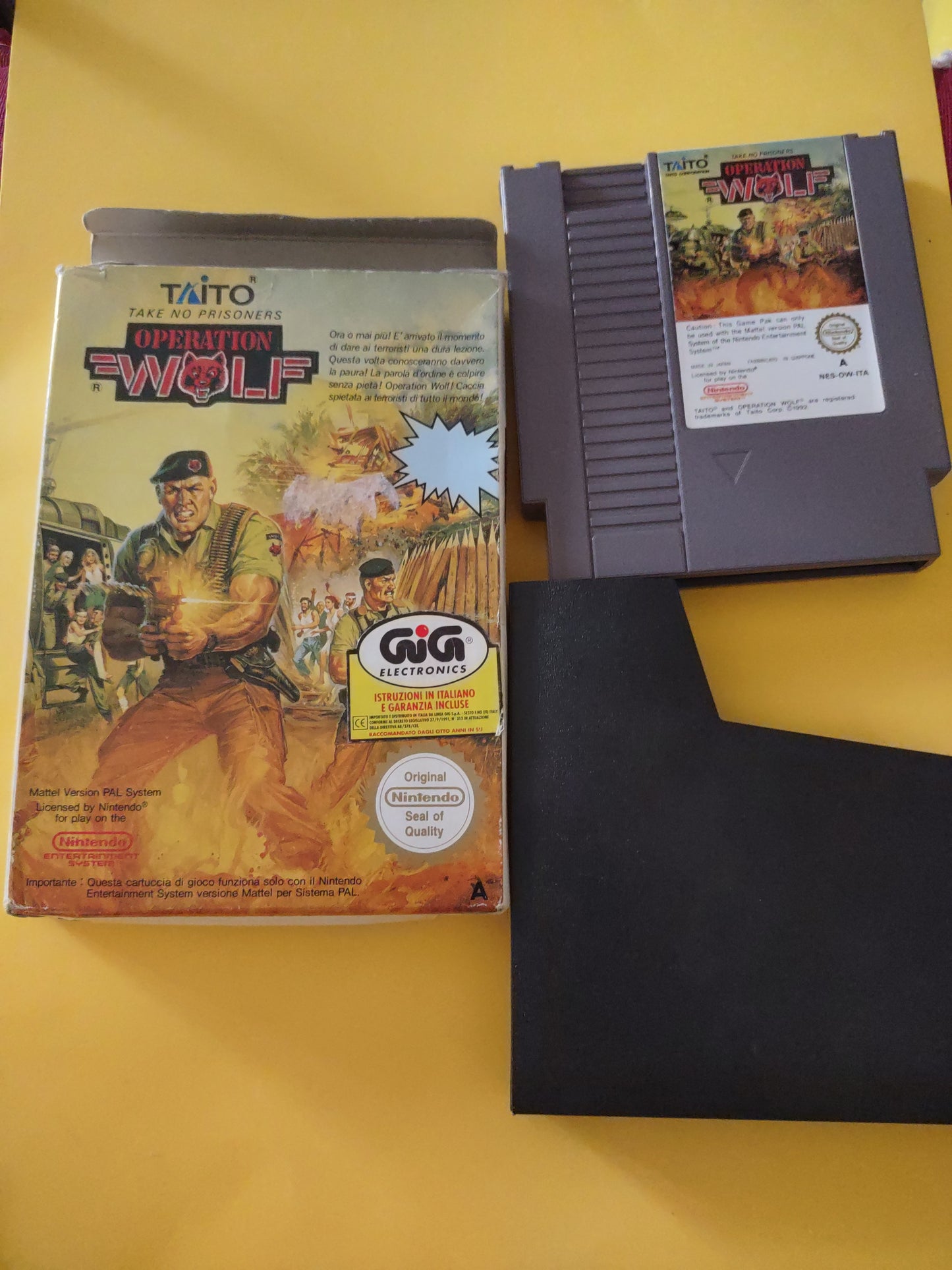 Gioco Nintendo NES taito operation Wolf  gig
