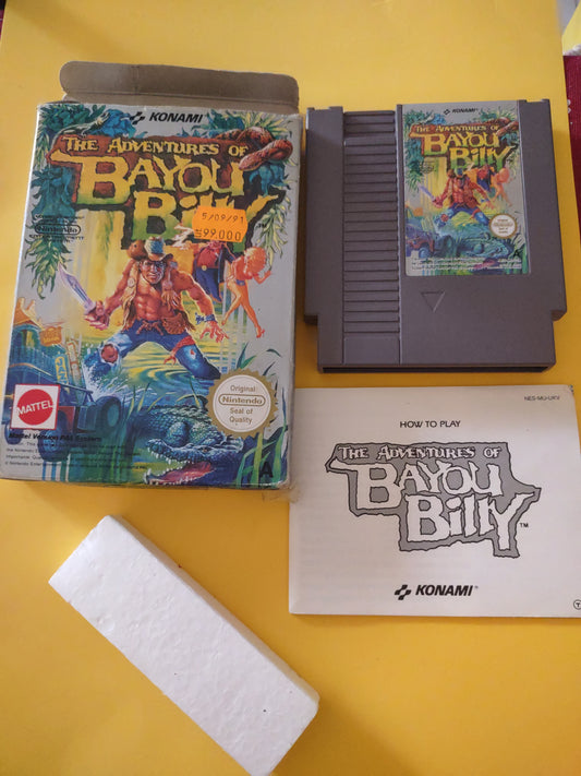 Gioco Nintendo NES konami the adventures of bayou bill