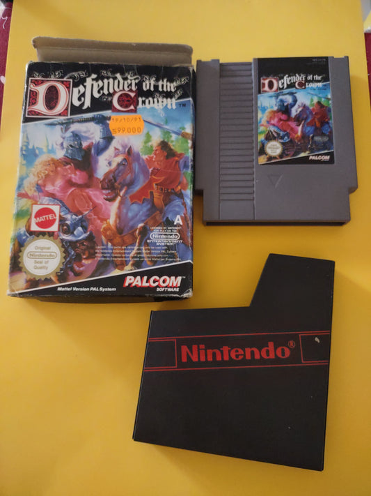 Nintendo NES Defender of the crown Mattel palcom software