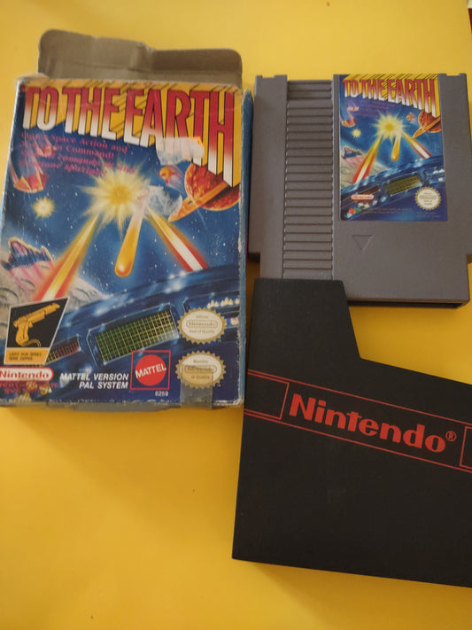 Gioco Nintendo NES to the earth Mattel ita