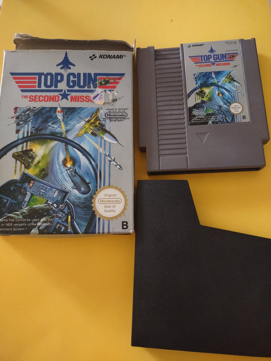 Gioco Nintendo NES konami top gun the second Mission PAL B