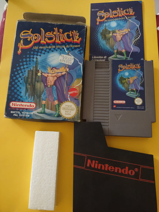 Gioco Nintendo NES solstice alla ricerca dello scettro di demnos