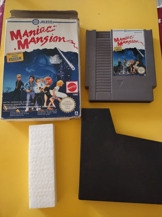 Gioco Nintendo NES maniac mansion Mattel ITA