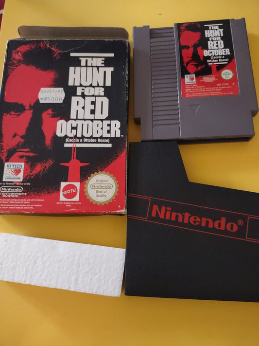 Gioco Nintendo NES the Hunt for Red october caccia a Ottobre Rosso matttel