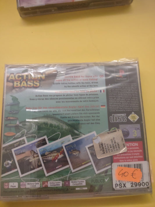Gioco PlayStation PS1 action bass pesca sigillato