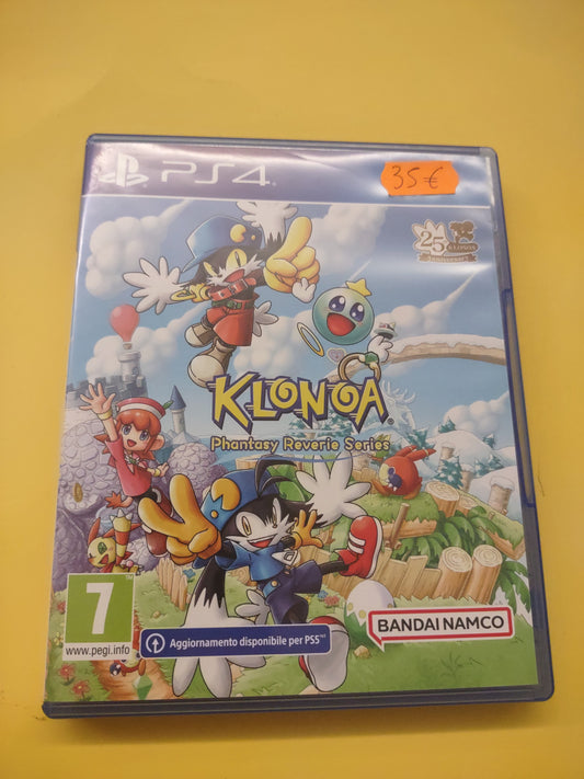 Gioco PlayStation PS4 bandai namco klonoa phantasy reverie series