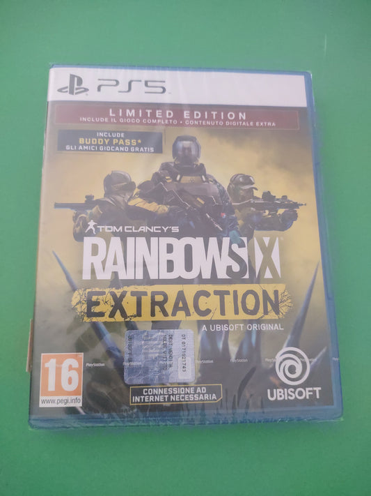 Gioco PlayStation ps5 Tom clancy's rainbow six extraction Limited edition sealed