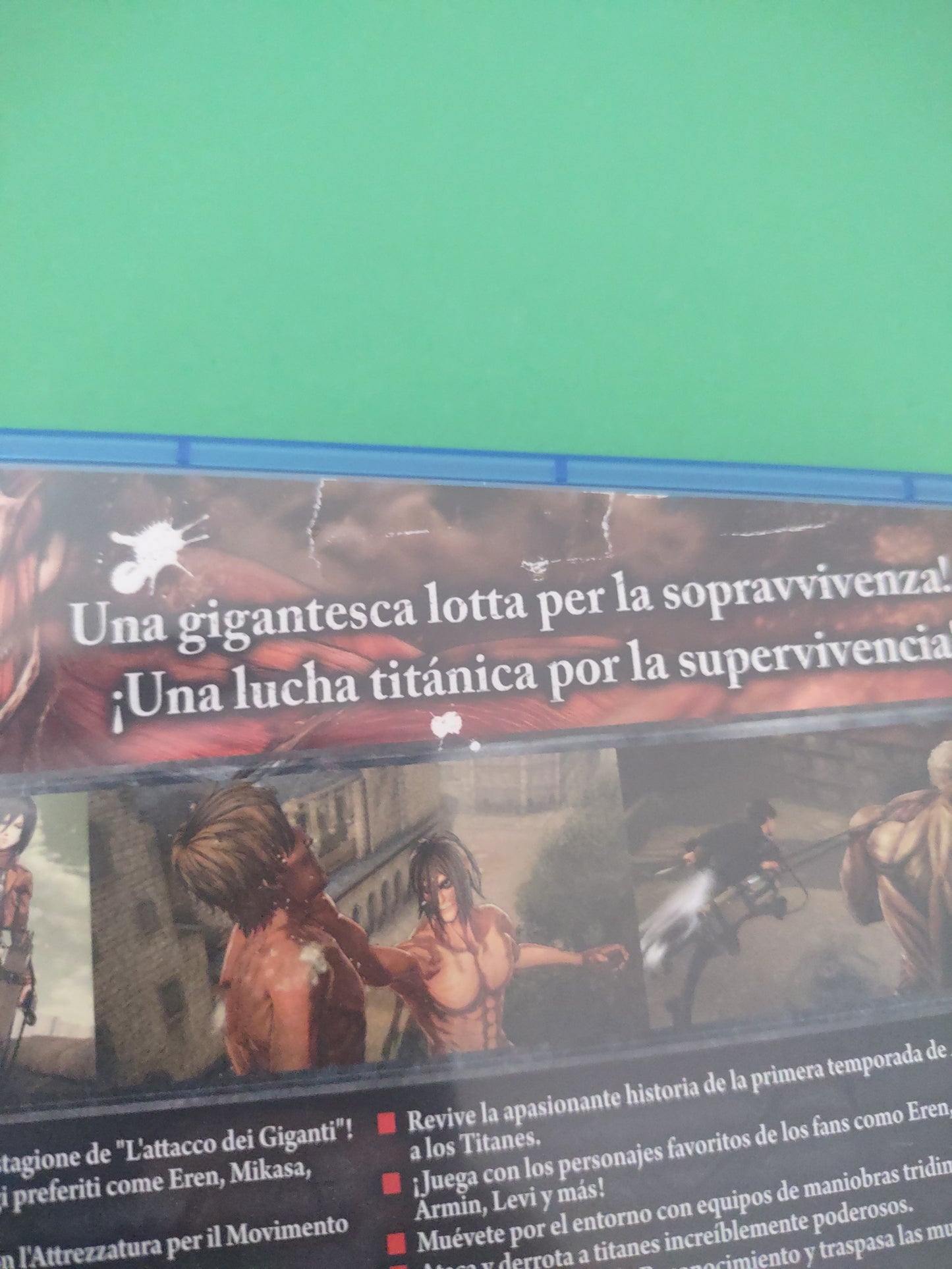 Gioco PlayStation PS4 A.O.T 1 Attack of titans