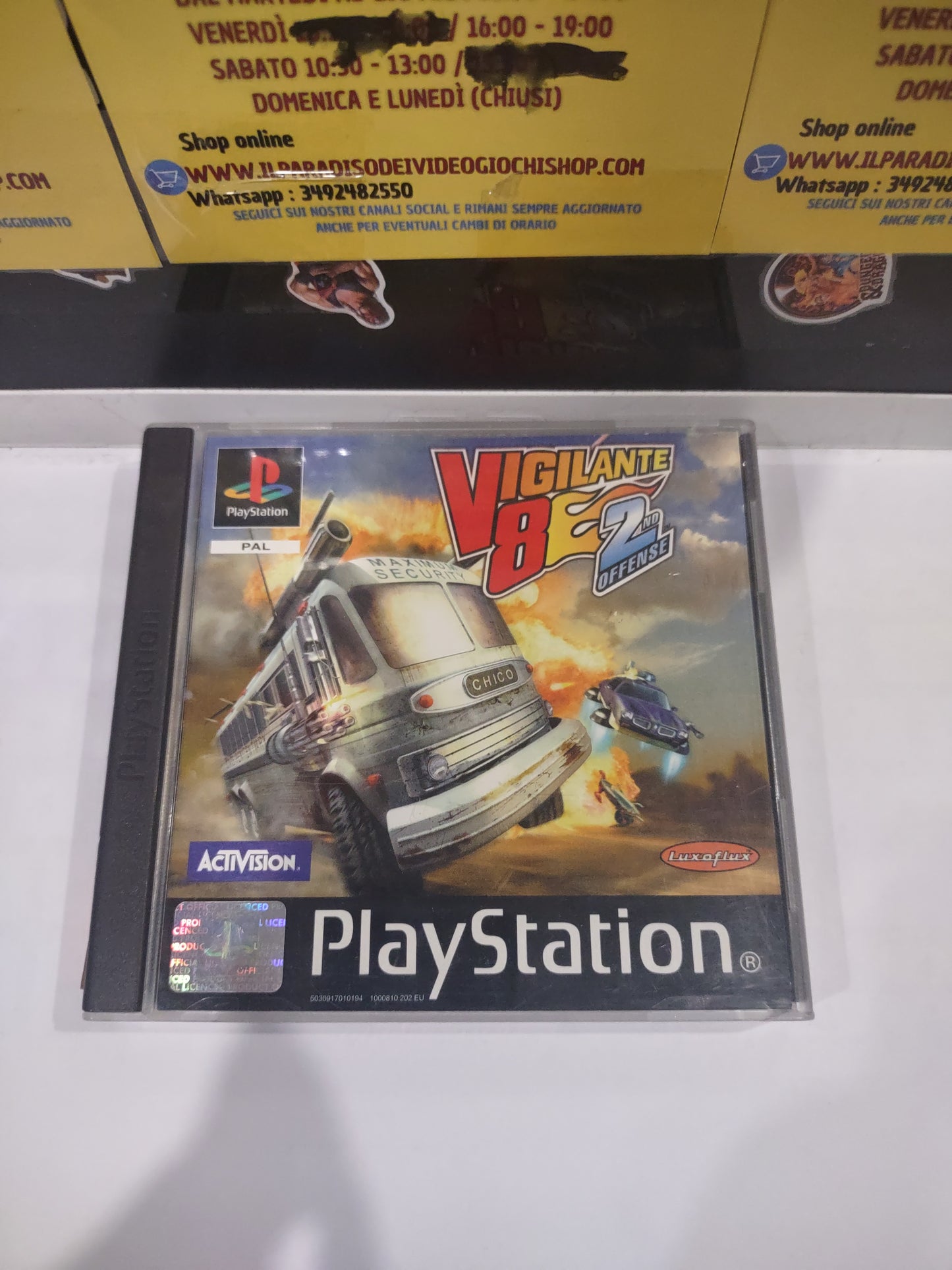 Gioco PlayStation PS1 vigilante 8: second offensive