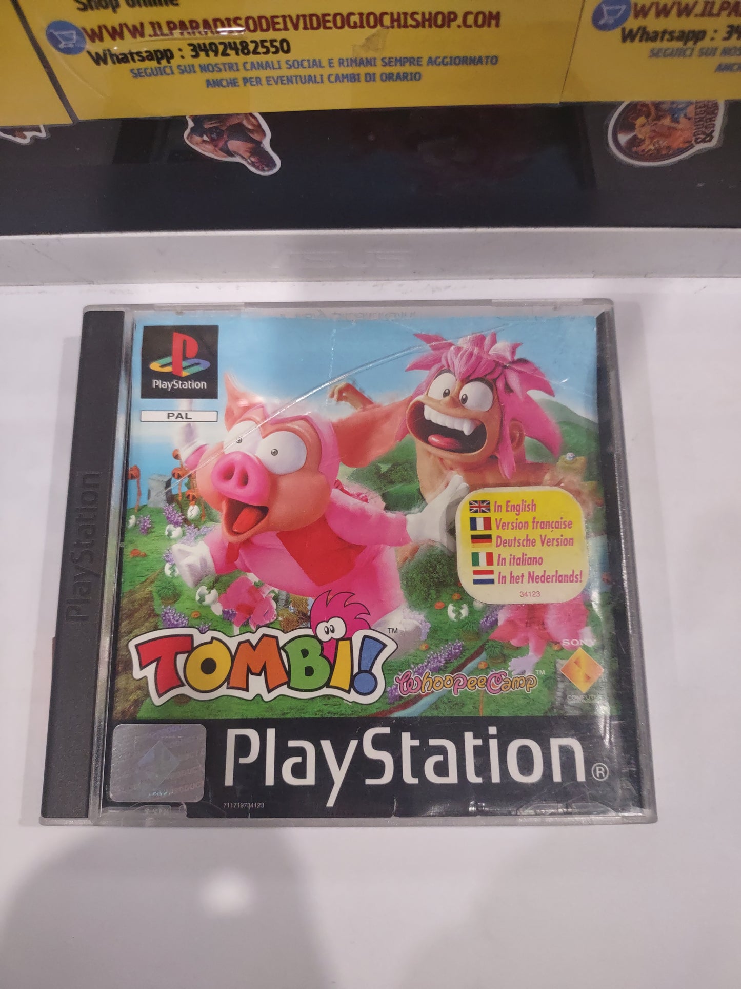 Gioco PlayStation PS1 tombi  1 ita
