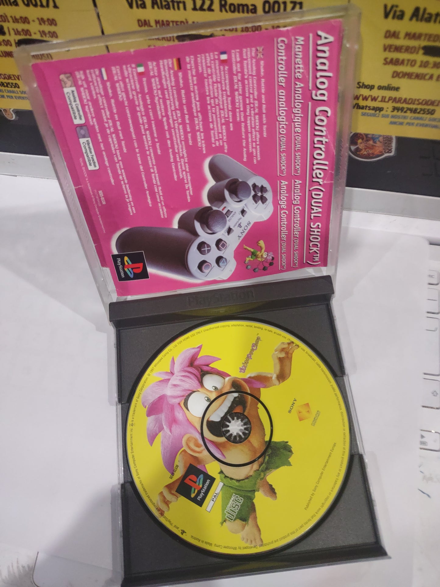 Gioco PlayStation PS1 tombi  1 ita
