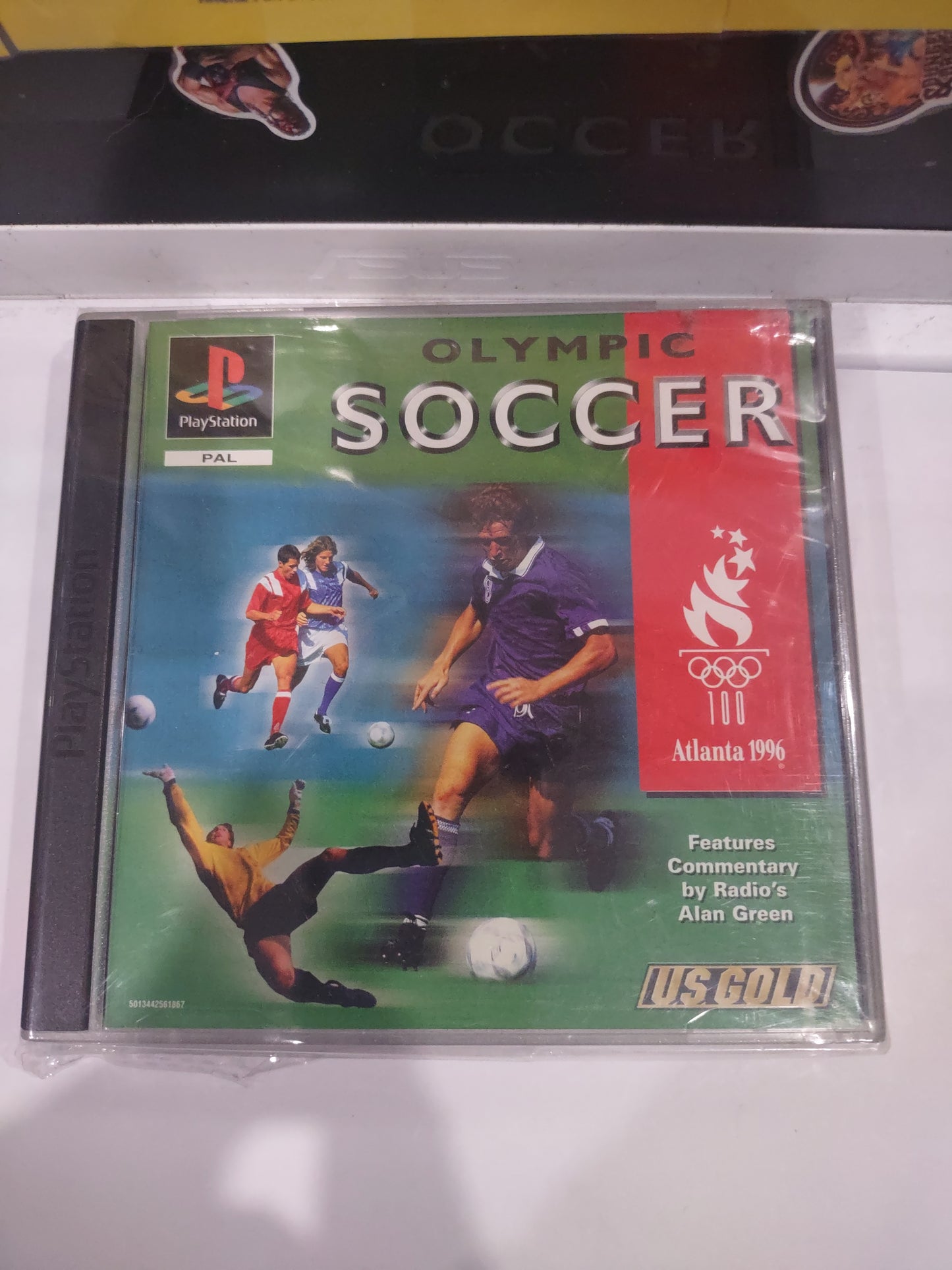 Gioco PlayStation PS1 Olympic soccer us Gold pal