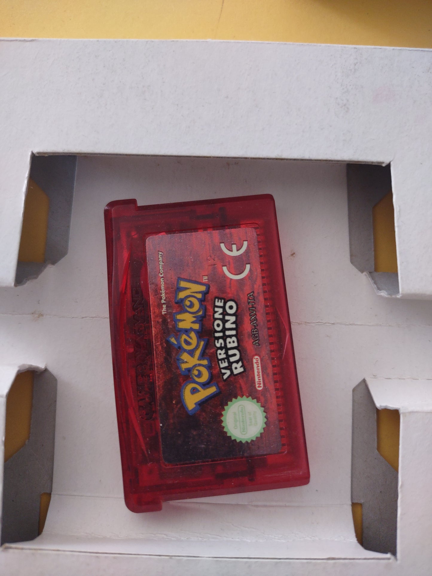Gioco Nintendo Gameboy gba Advance Pokémon versione rubino