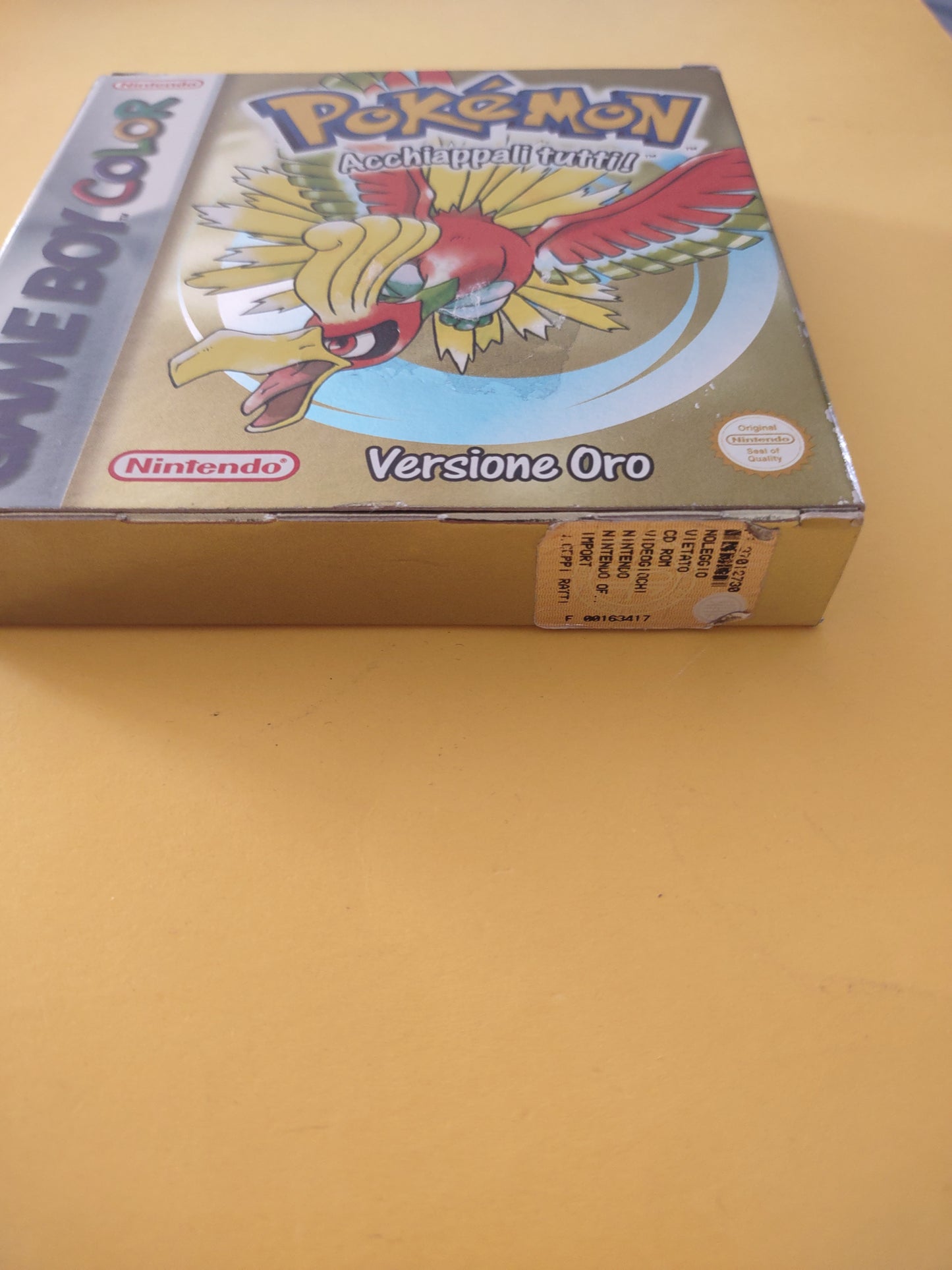Gioco Nintendo Gameboy color GBC Pokémon versione oro
