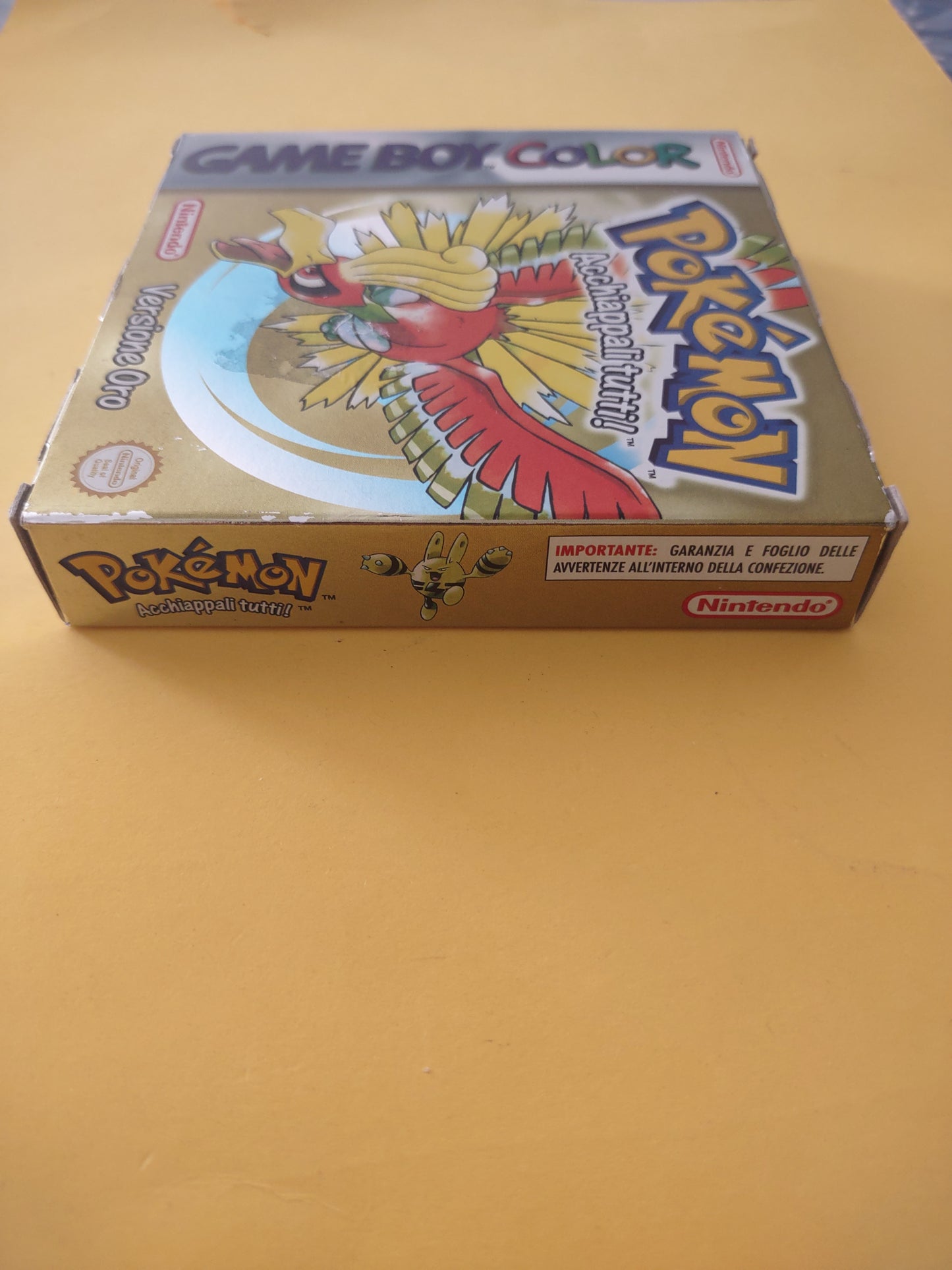 Gioco Nintendo Gameboy color GBC Pokémon versione oro