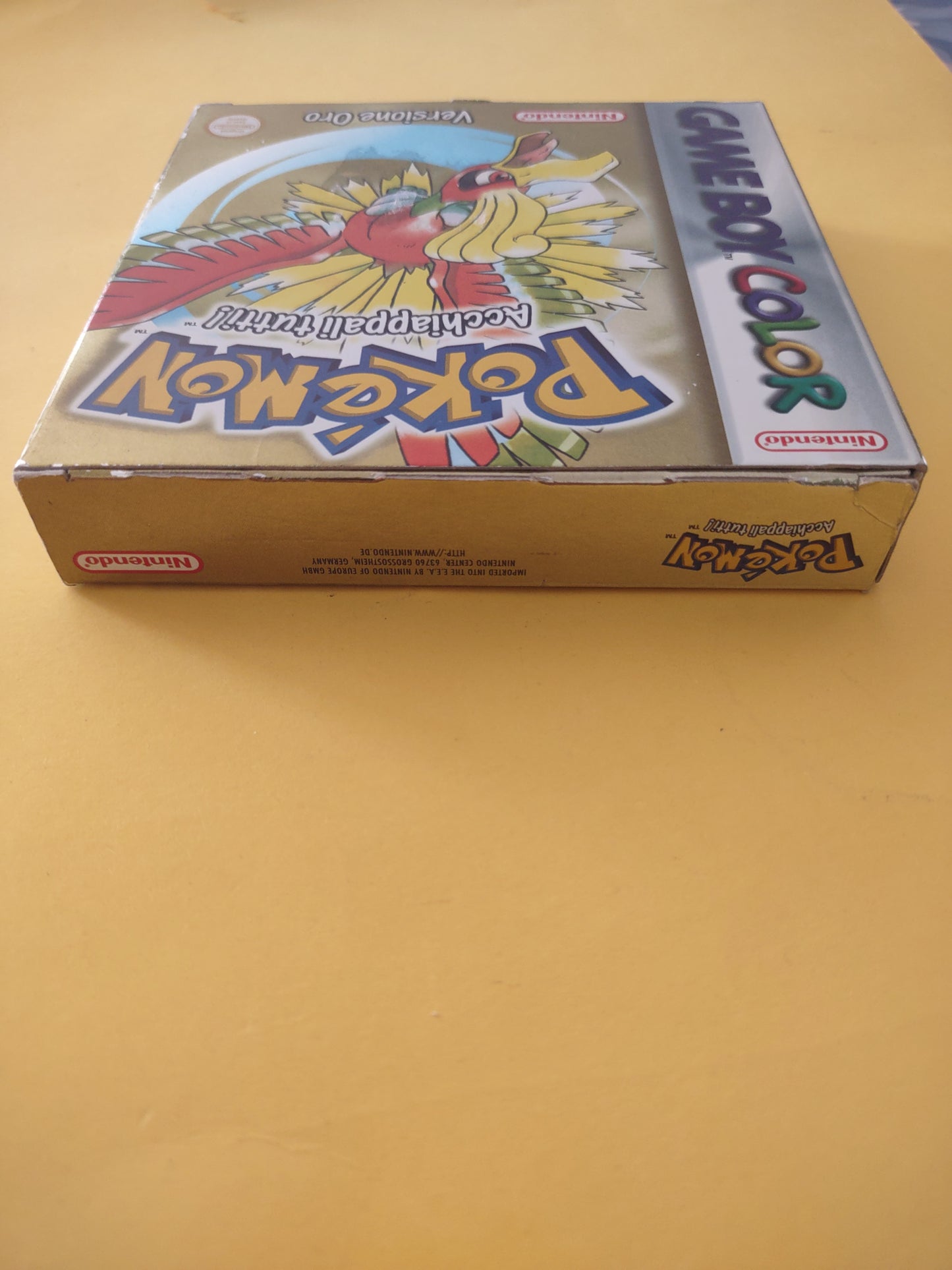 Gioco Nintendo Gameboy color GBC Pokémon versione oro