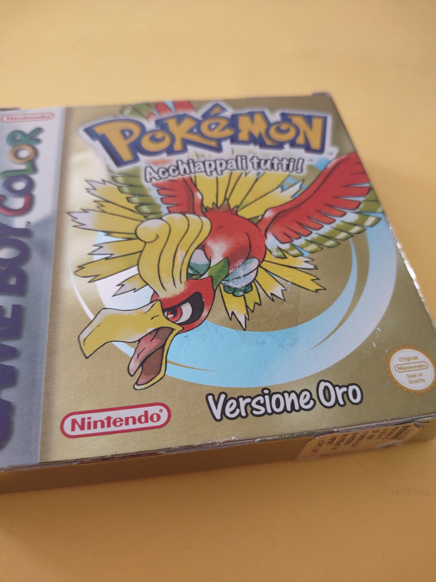 Gioco Nintendo Gameboy color GBC Pokémon versione oro