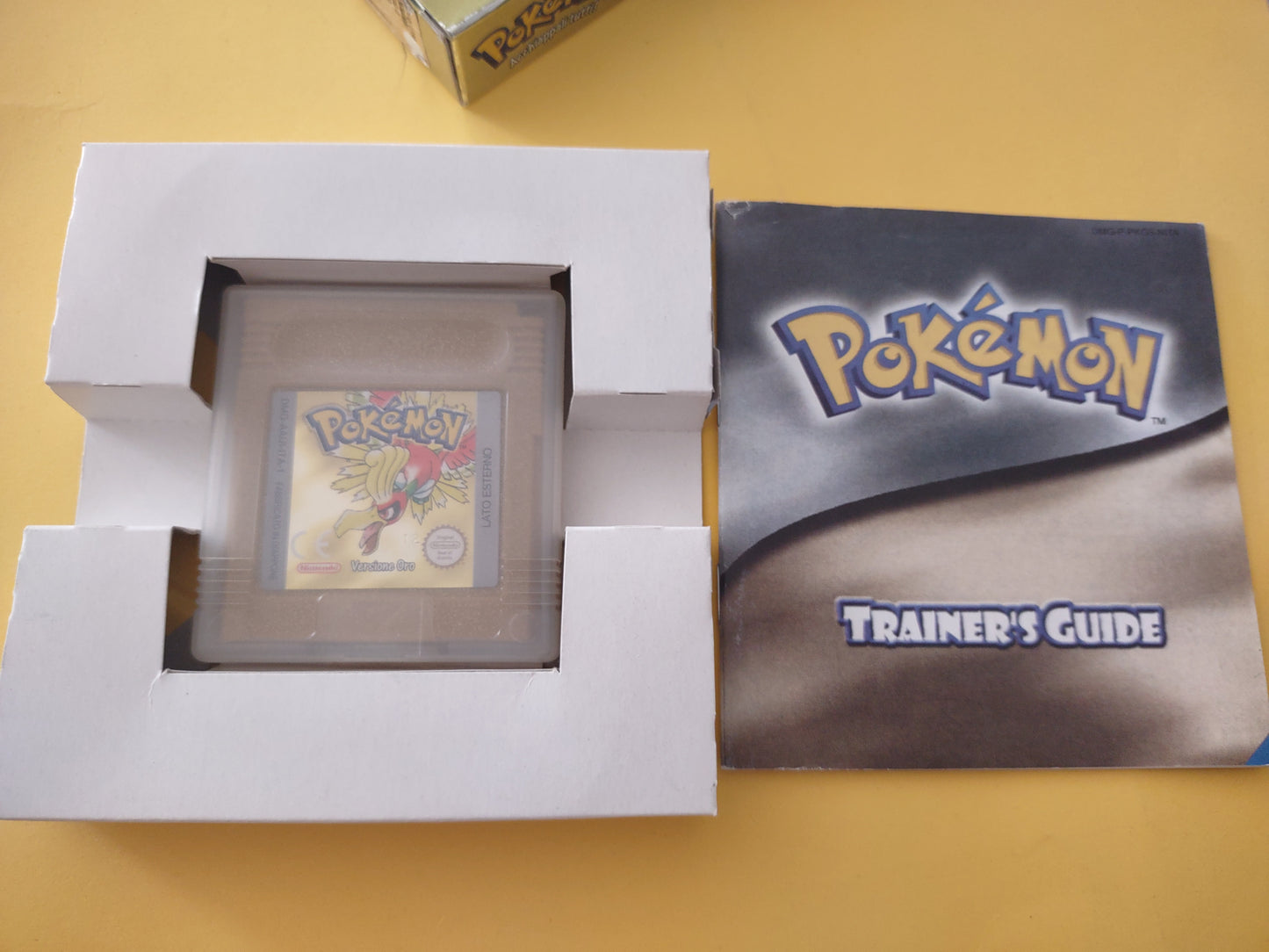 Gioco Nintendo Gameboy color GBC Pokémon versione oro