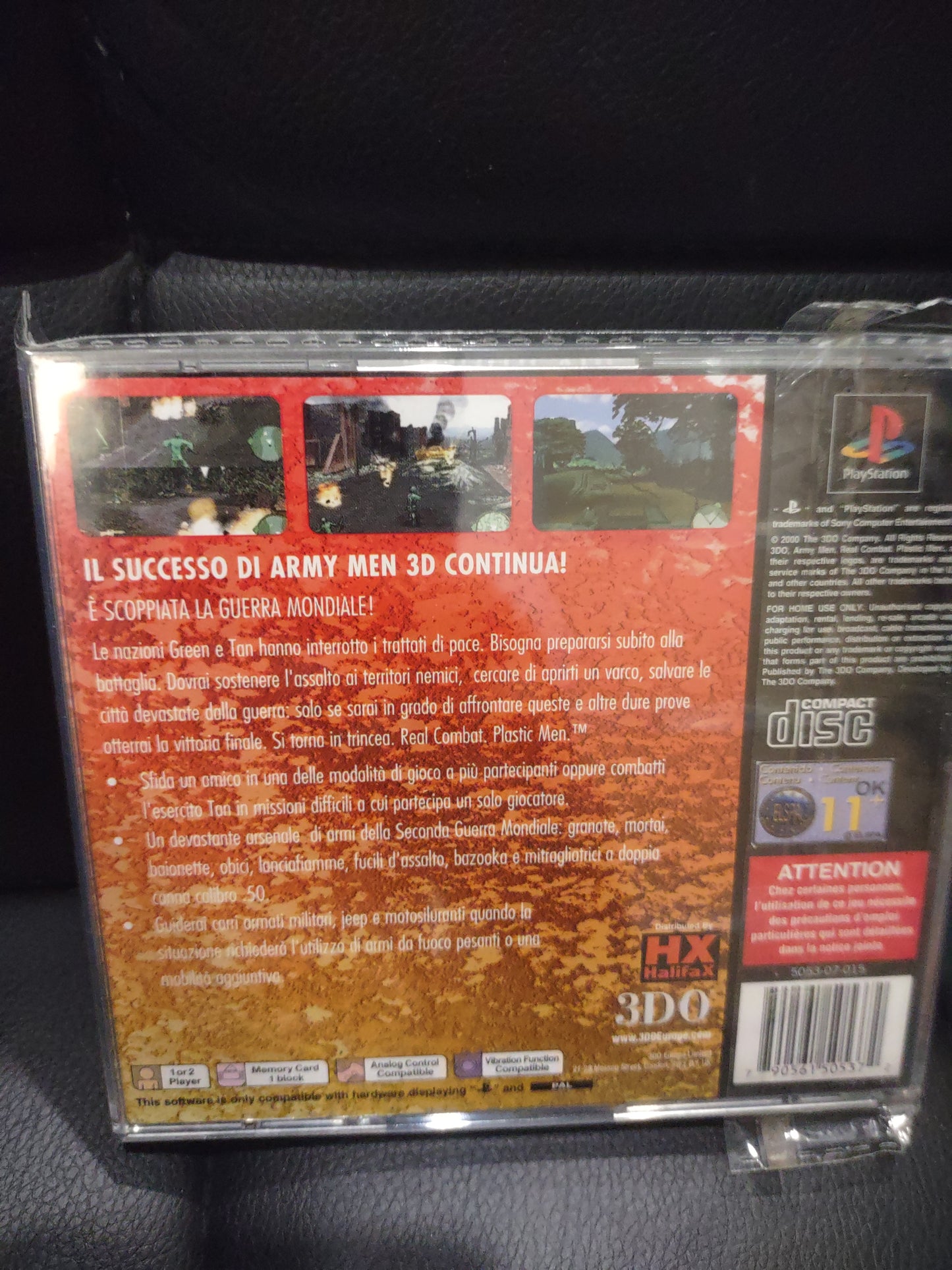 Gioco PlayStation PS1 army men operation meltdown