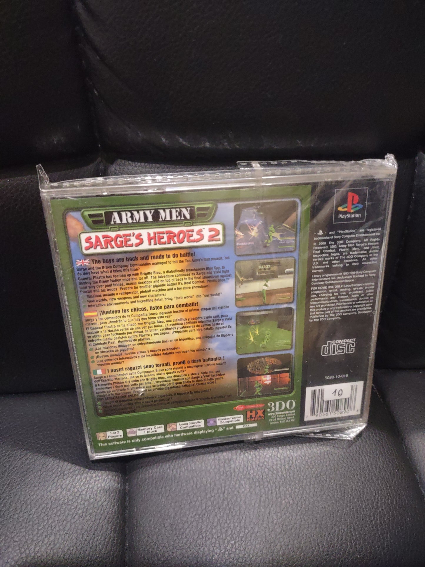 Gioco PlayStation PS1 army men serge's heroes 2