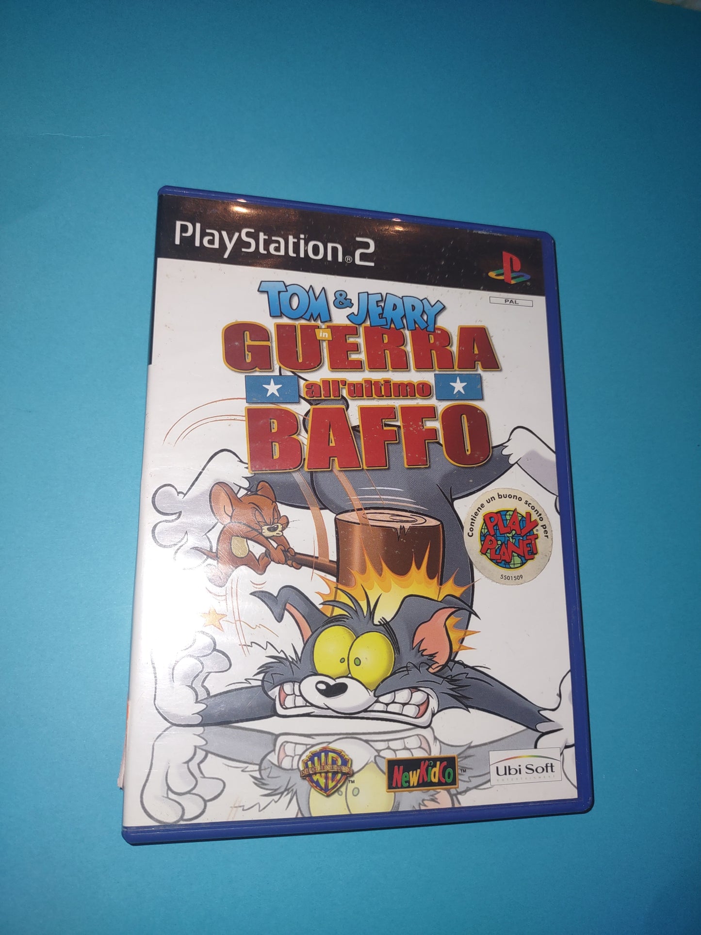 Gioco PlayStation PS2 Tom & Jerry guerra all'ultimo baffo