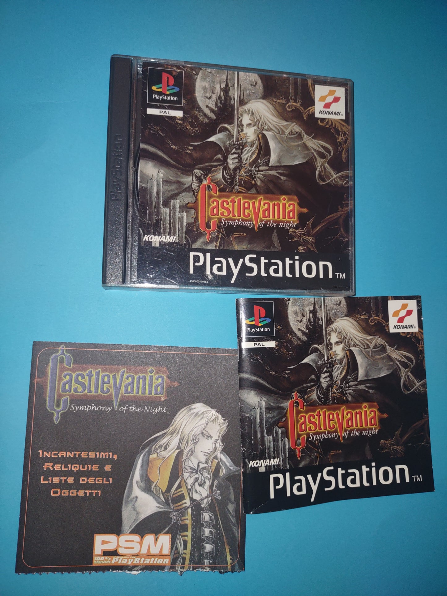 Gioco PlayStation PS1 Castlevania konami Symphony of the night ita