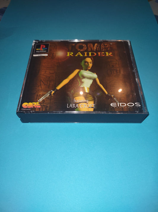 Gioco PlayStation PS1 big box ita tomb Raider 1 PAL