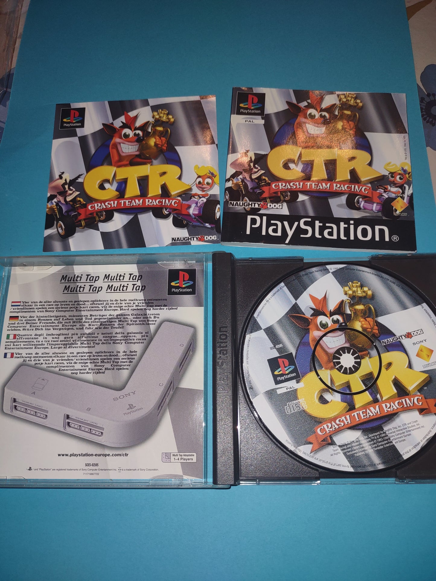 Gioco PlayStation PS1 CTR crash team racing
