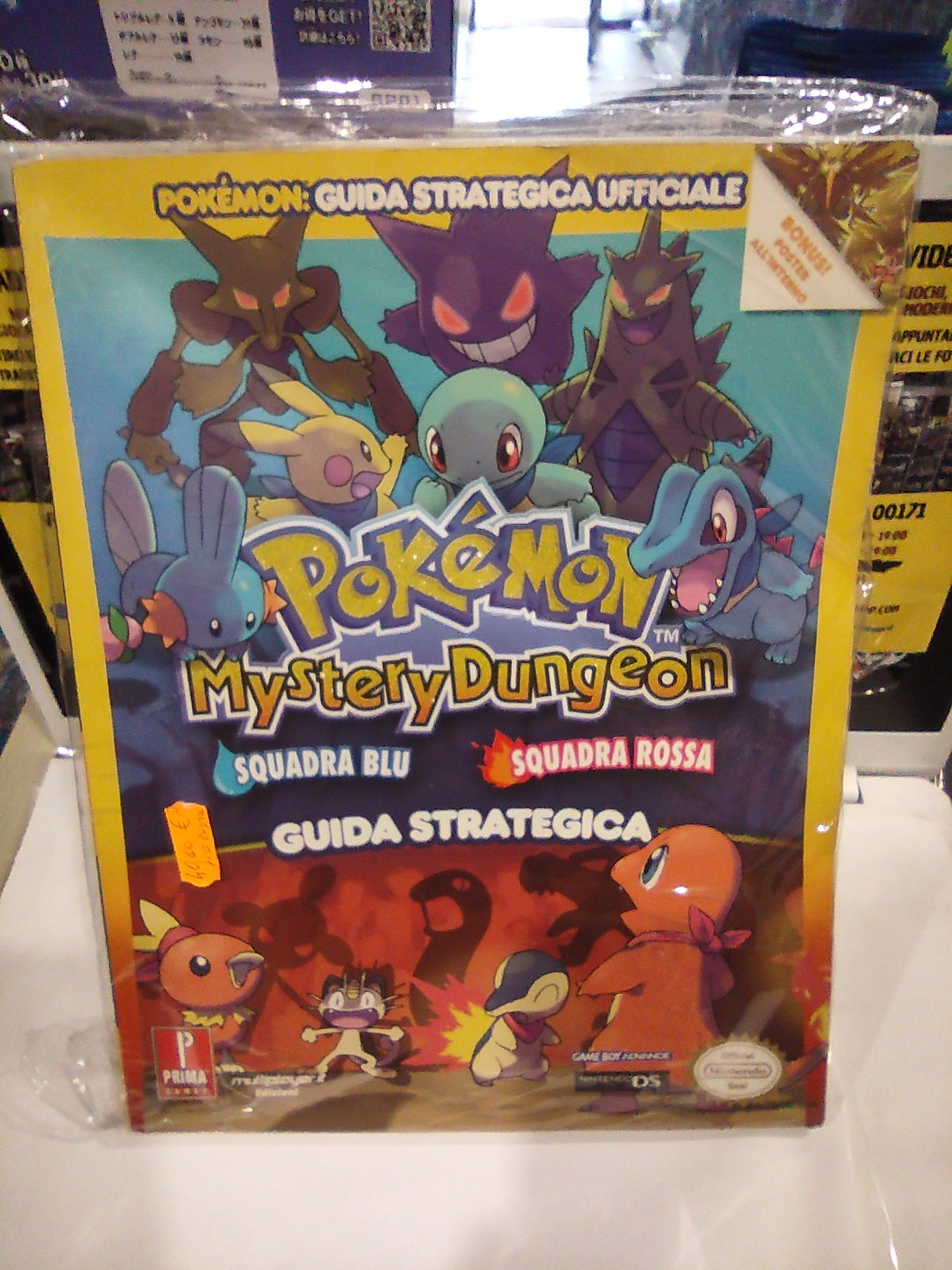 Guida strategica ufficiale Pokémon Nintendo Game boy advanced DS mystery dungeon squadra blu squadra rossa