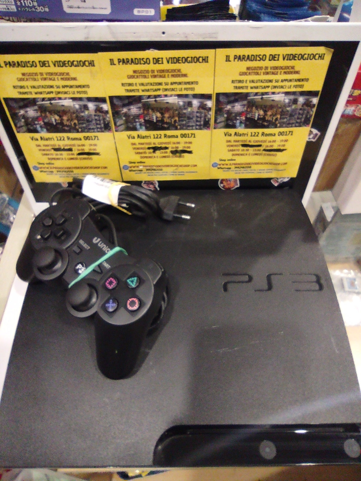 Console 150 GB PS3 playstation slim black nera